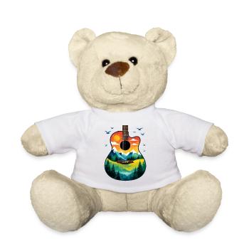 Berglandschaft auf Gitarre - Teddy - Sonnengelb - Vorne