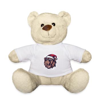 Löwe Weihnachten Lustig - Teddy - Sonnengelb - Vorne