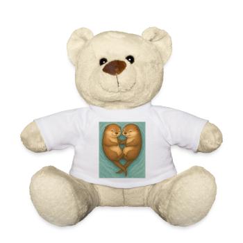 Loutres mignonnes - Nounours - jaune soleil - Devant