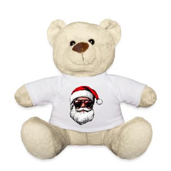 cool Santa Claus - Teddy Bear - sun yellow - Front