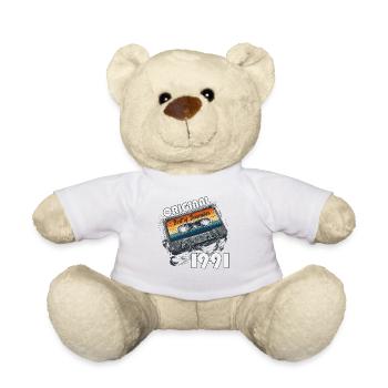 35th Birthday Cassette December Vintage 1991 - Teddy Bear -  - Front
