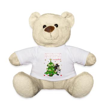 Weihnachts Challenge Akzeptiert Hund - Teddy - Sonnengelb - Vorne