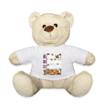 Nice Naughty Puerto Rican Feast - Teddy Bear - sun yellow - Front