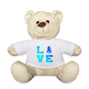 A must-have for real motocross - Teddy Bear - sun yellow - Front