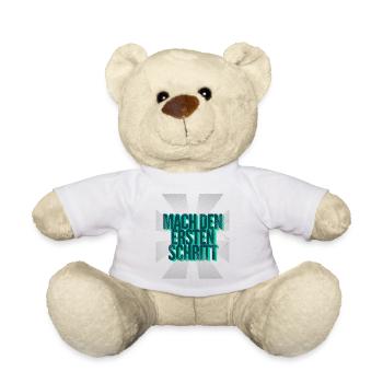 Mach den ersten Schritt – Mut Statement - Teddy - Sonnengelb - Vorne