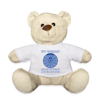 1997 Née 30e anniversaire Réglage de voitures - Nounours - jaune soleil - Devant