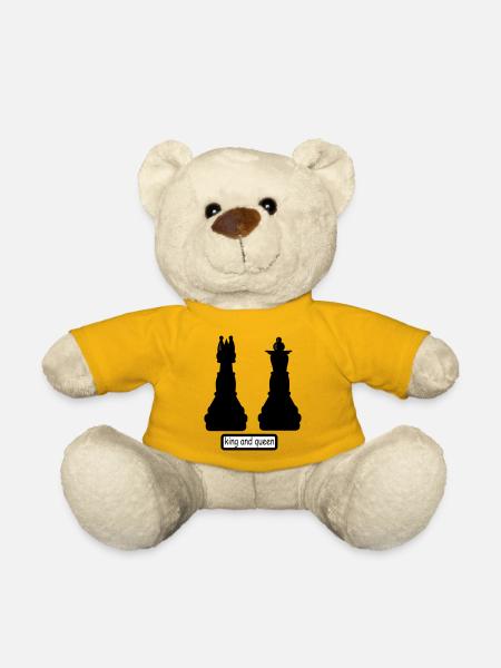 king_and_queen - Teddy Bear - sun yellow