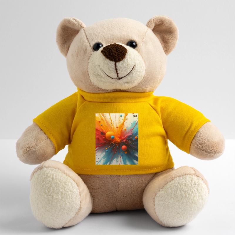 Abstrakte Farbexplosion Teddy