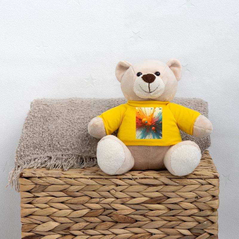 Abstrakte Farbexplosion Teddy