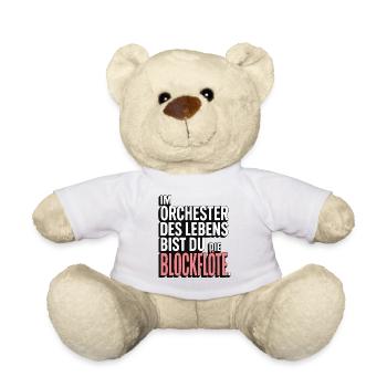 Orchestra of Life Recorder Design - Teddy Bear - sun yellow - Front