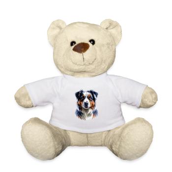 Australian Shepherd Dog Lover Cute Aussie - Teddy Bear - sun yellow - Front