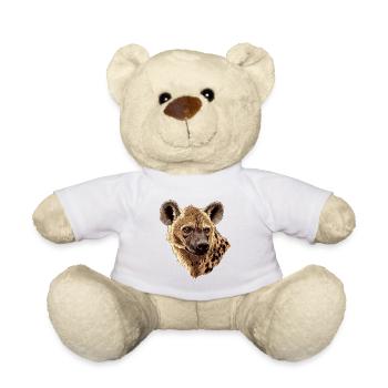Savannah hyena illustration - Teddy Bear - sun yellow - Front
