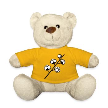 Cotton Branch Plant - Teddy Bear - sun yellow - Front