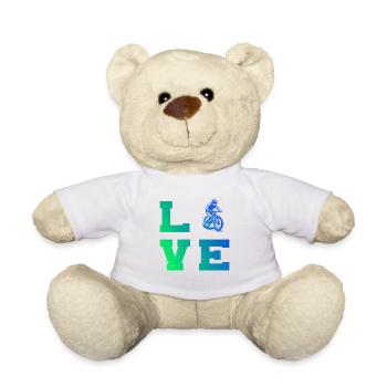 Vintage mountain bike design for mountain bike - Teddy Bear - sun yellow - Front