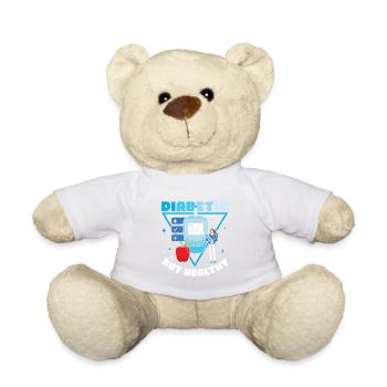 Diabetes type 1 diabetic - Teddy Bear - sun yellow - Front