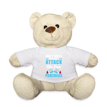Diabetes type 1 diabetic - Teddy Bear - sun yellow - Front