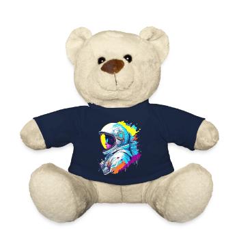 Illustration de la peinture d’astronaute - Nounours - bleu marine - Devant