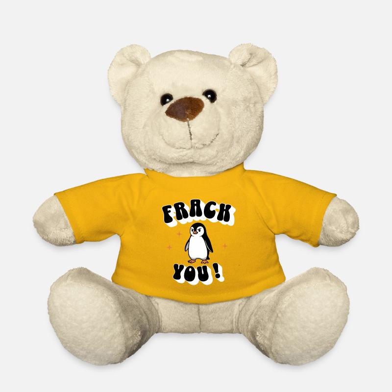 « Va te faire croire » – Le pingouin espiègle - Nounours - jaune soleil