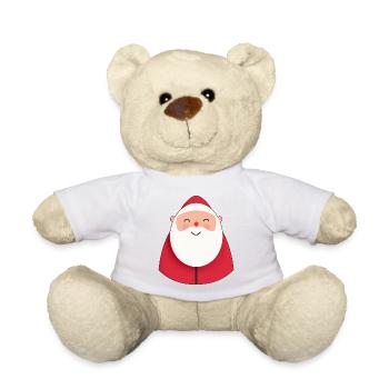 Childish Santa Claus Smile Fun - Teddy Bear - sun yellow - Front