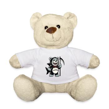 Ours souriant avec la faux - Nounours - jaune soleil - Devant