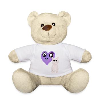 Cat Hearts Pets Cats - Teddy Bear - sun yellow - Front