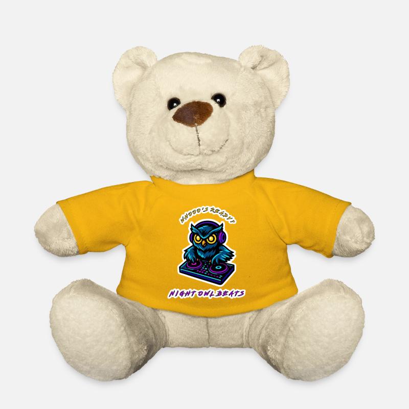 Night Owl Beats DJ Owl - Teddy Bear - sun yellow
