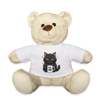 Ähm... Nö!  Cat German Saying Pet Lover - Teddy Bear - sun yellow - Front