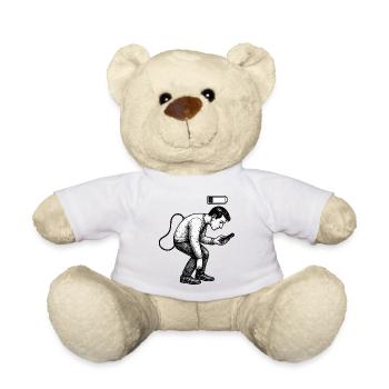 Battery Low: Phone Fatigue - Teddy Bear - sun yellow - Front