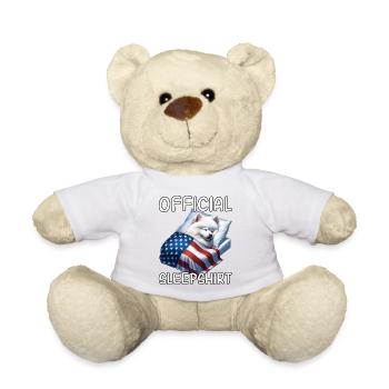 Spitz US Schlafshirt - Teddy - Sonnengelb - Vorne