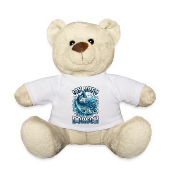 Ich dreh Dorsch Lustiger Angler Fisch - Teddy - Sonnengelb - Vorne
