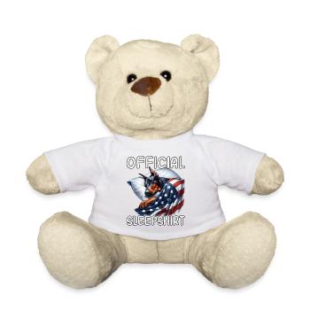 Dobermann US Schlafshirt - Teddy - Sonnengelb - Vorne