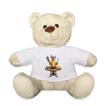 Ein lustiges Herdmännchen Koch Erdmännchen - Teddy - Sonnengelb - Vorne