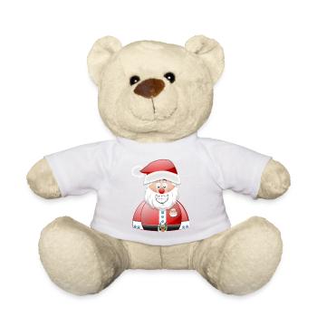 Santa Cheer Burst - Teddy Bear - sun yellow - Front