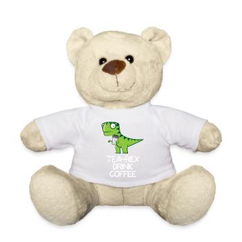 Thé Rex drink Coffee - funny Design - Nounours - jaune soleil - Devant