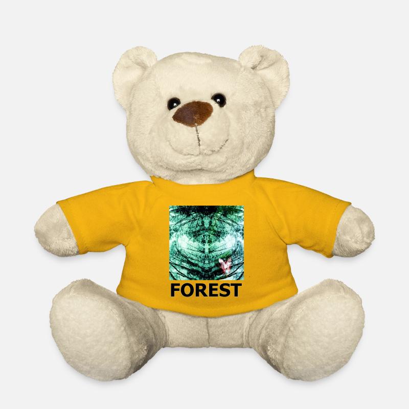 Forest Kaleidoscope FOREST - Teddy Bear - sun yellow