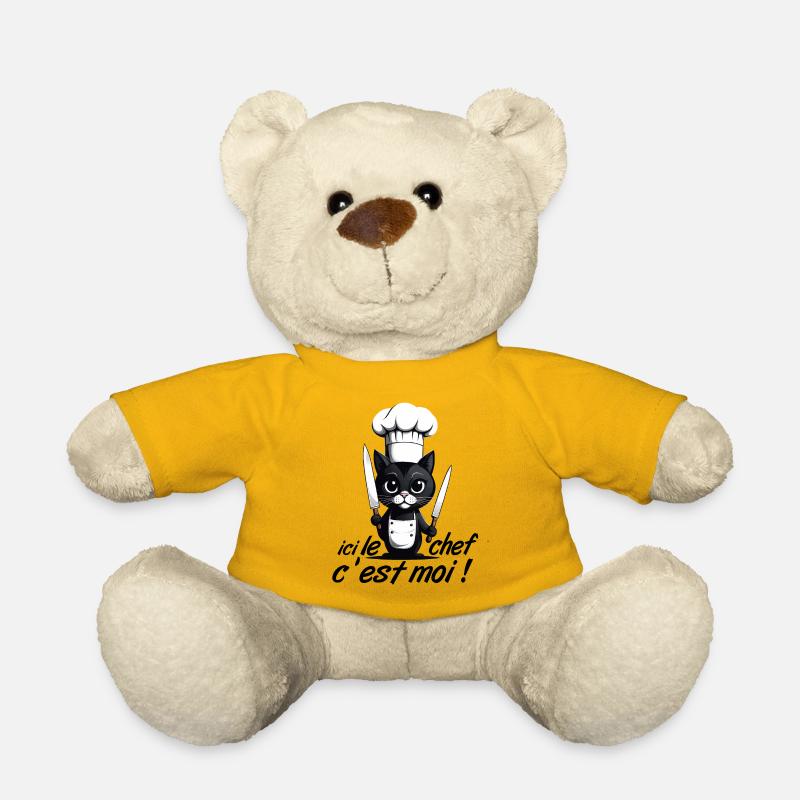 Ich bin der Koch hier! Cat Humor Chef Küche - Teddy - Sonnengelb