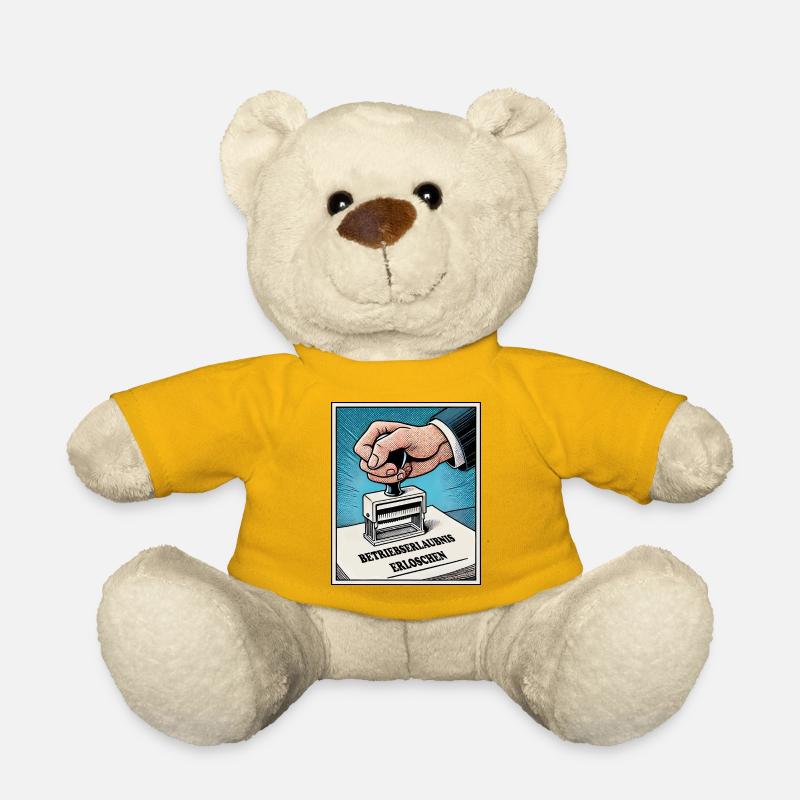 Licence d’exploitation expirée ! Pour les mordus de l’accord - Nounours - jaune soleil