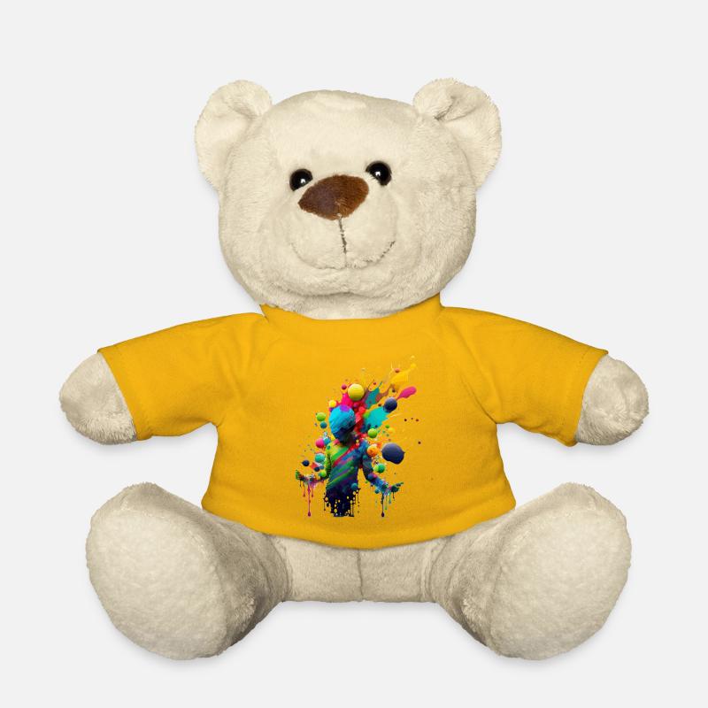 Color explosion - Teddy Bear - sun yellow