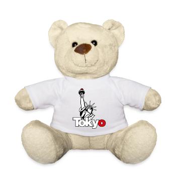 Tokyo Liberty – Urban Parodie T-Shirt - Teddy - Sonnengelb - Vorne