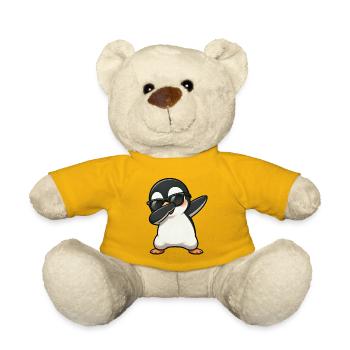 Dabbing Pinguin - Teddy - Sonnengelb - Vorne