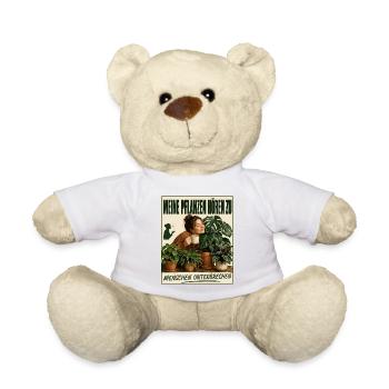Meine Pflanzen hören zu, Menschen unterbrechen - Teddy - Sonnengelb - Vorne