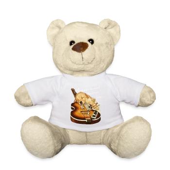Music is the sound of emotions - Teddy Bear - sun yellow - Front