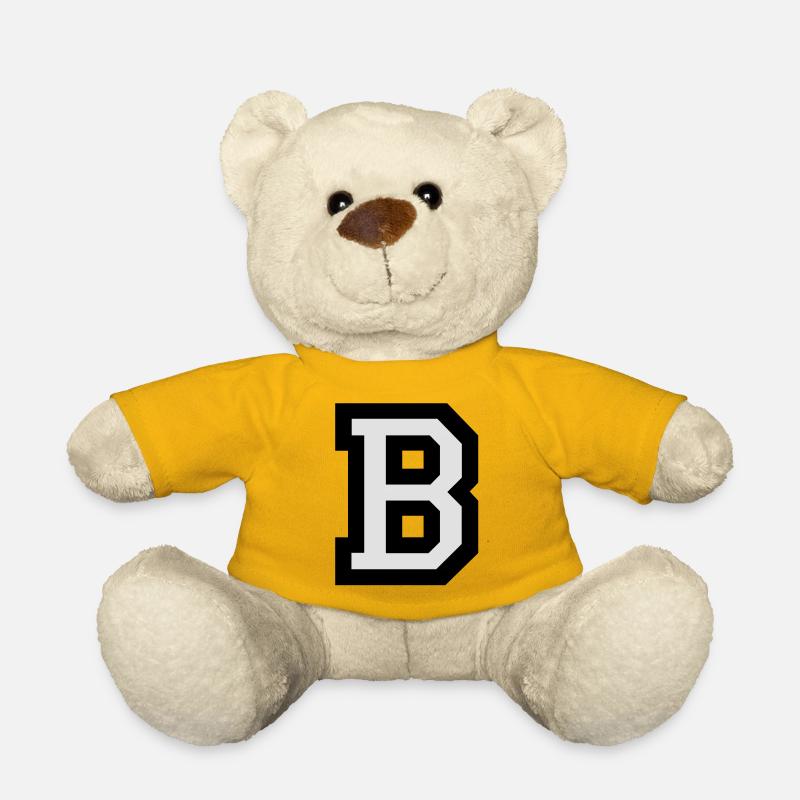 Buchstabe B - Teddy - Sonnengelb