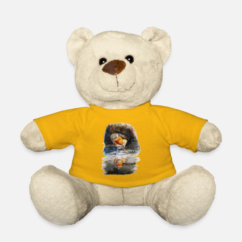 robin - Teddy Bear - sun yellow
