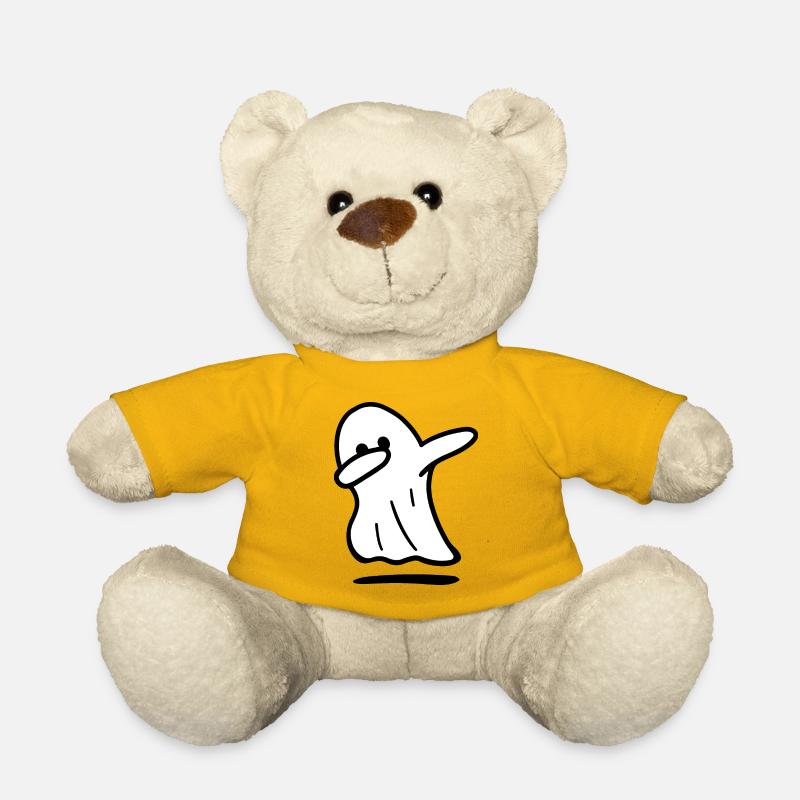 Geist / Lustiger Geist / Halloween / Dabbing-Geist - Teddy - Sonnengelb