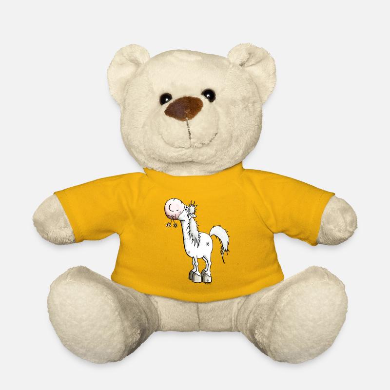 Verträumtes Pferd - Pferde - Teddy - Sonnengelb