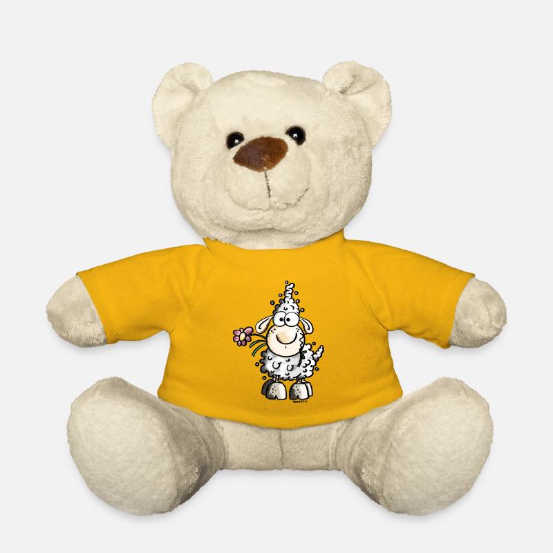 Drôle Mouton - Nounours - jaune soleil