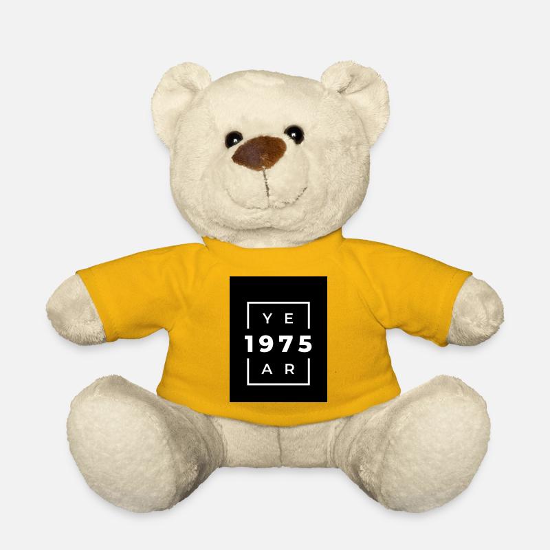 Design Grunge Année 1975 Minimalist - Nounours - jaune soleil