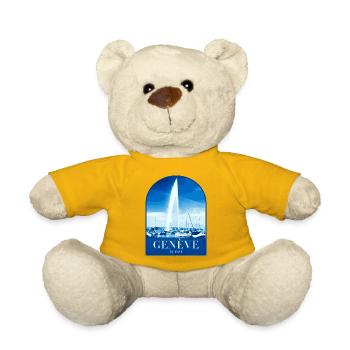 Geneva JetdEau Harbour Motif - Teddy Bear - sun yellow - Front