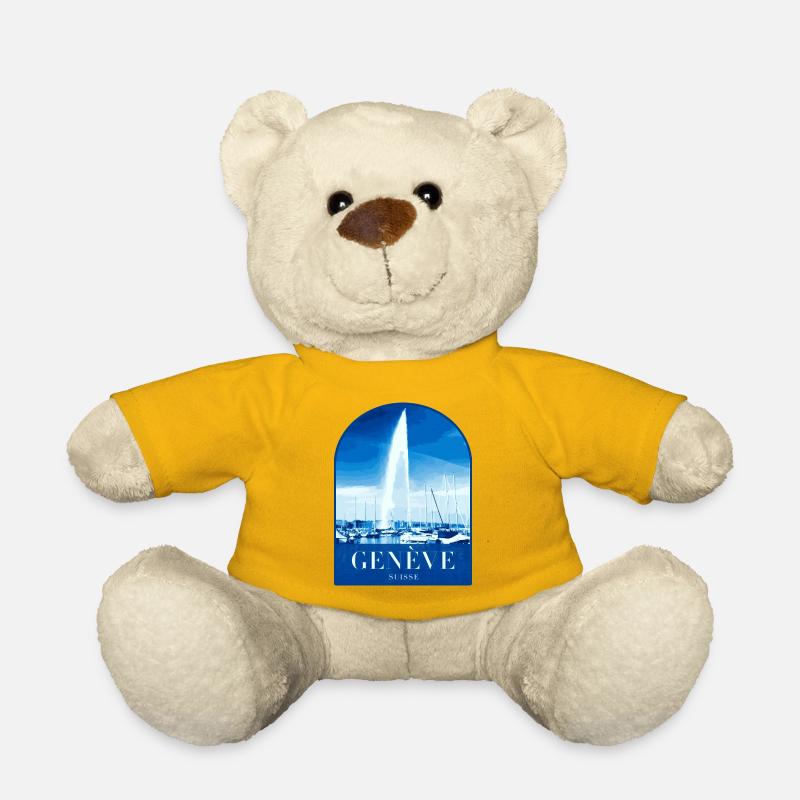 Geneva JetdEau Harbour Motif - Teddy Bear - sun yellow